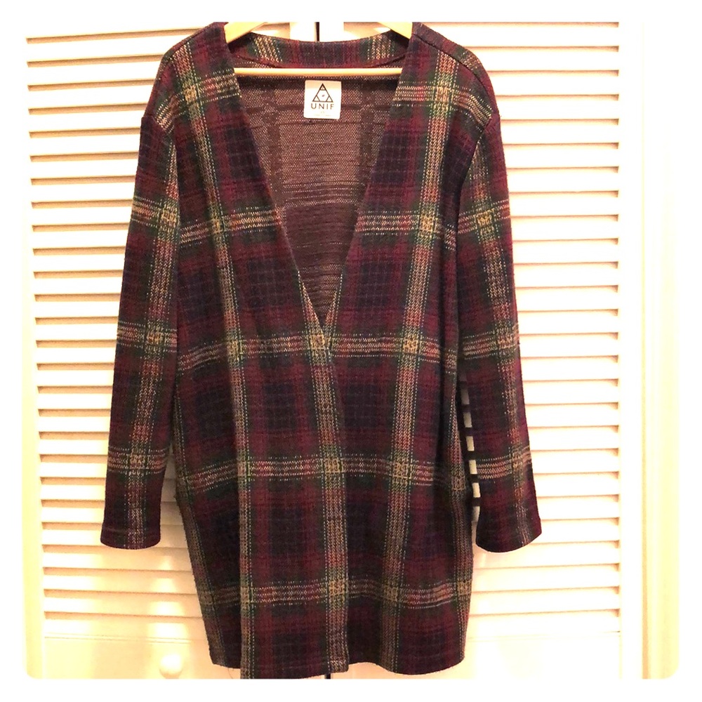 UNIF plaid coat